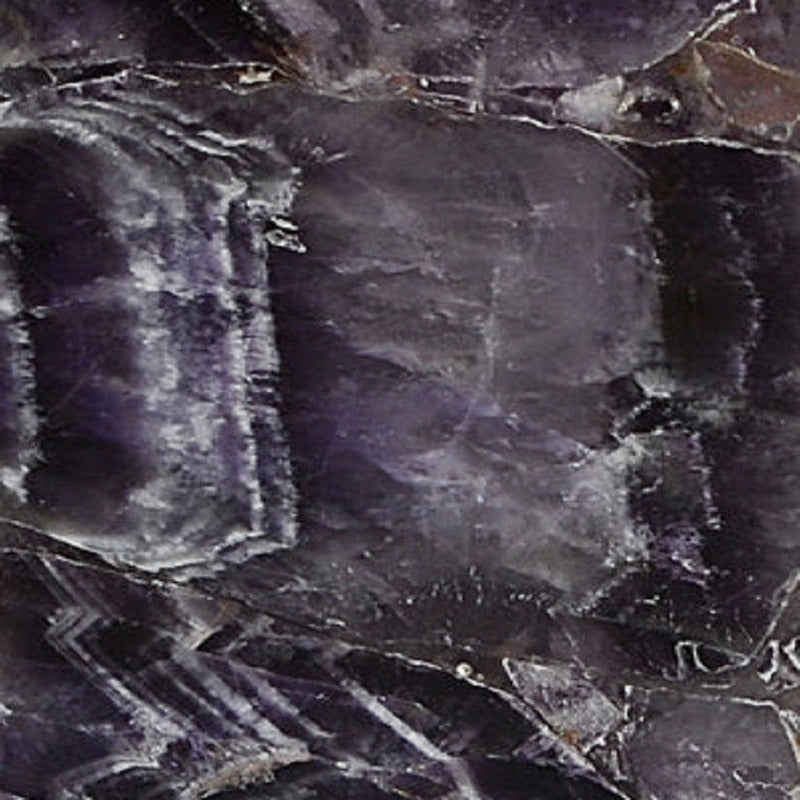 Mike and Ally Taj Premium Gemstone Bath Accessories Wastebasket Amethyst