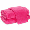 Matouk Milagro Bath Towels Hot Pink Fine Linens