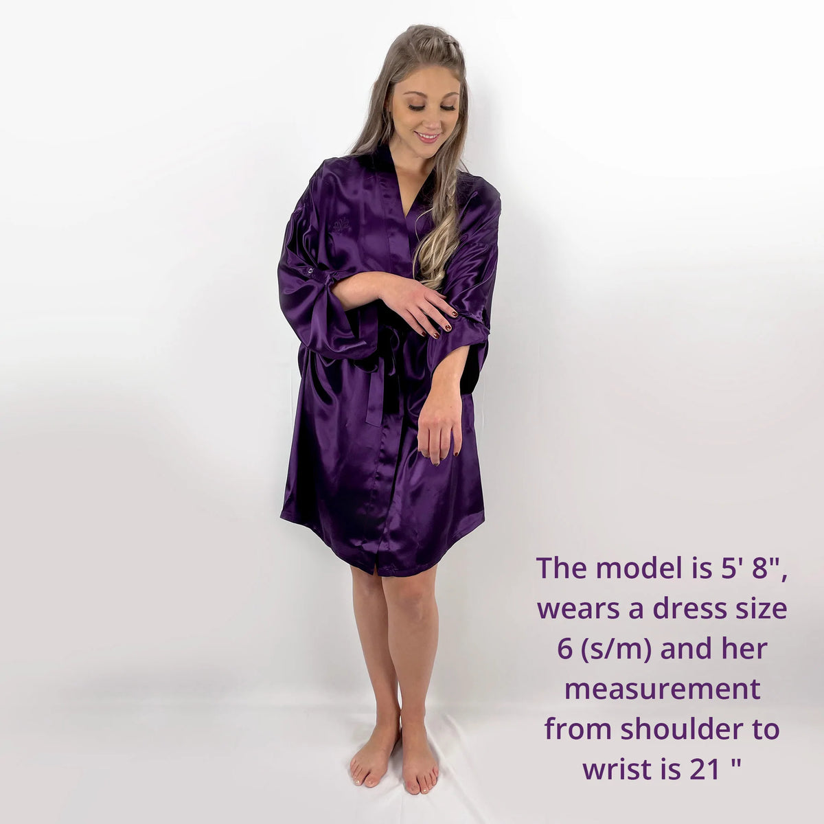 100% Silk Dressing Gowns, Elegant Silk Short Robes