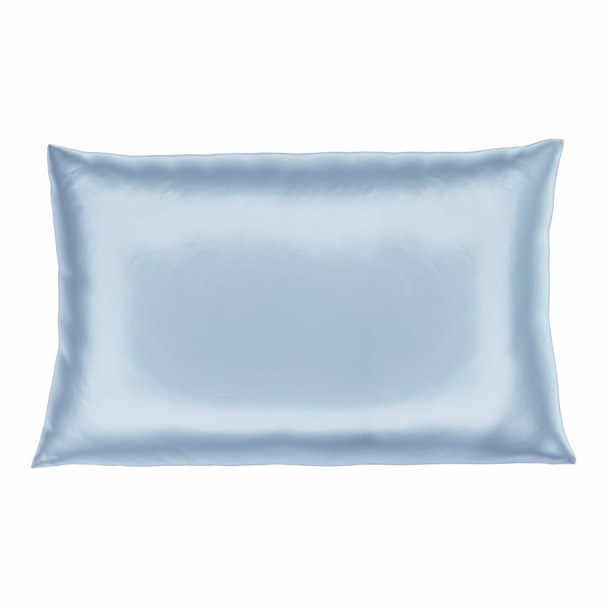 Mulberry Park Silks Luxury 19 Momme Pure Silk Pillowcase Main Blue Fine Linens