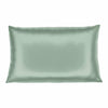 Mulberry Park Silks Luxury 19 Momme Pure Silk Pillowcase Main Green Fine Linens