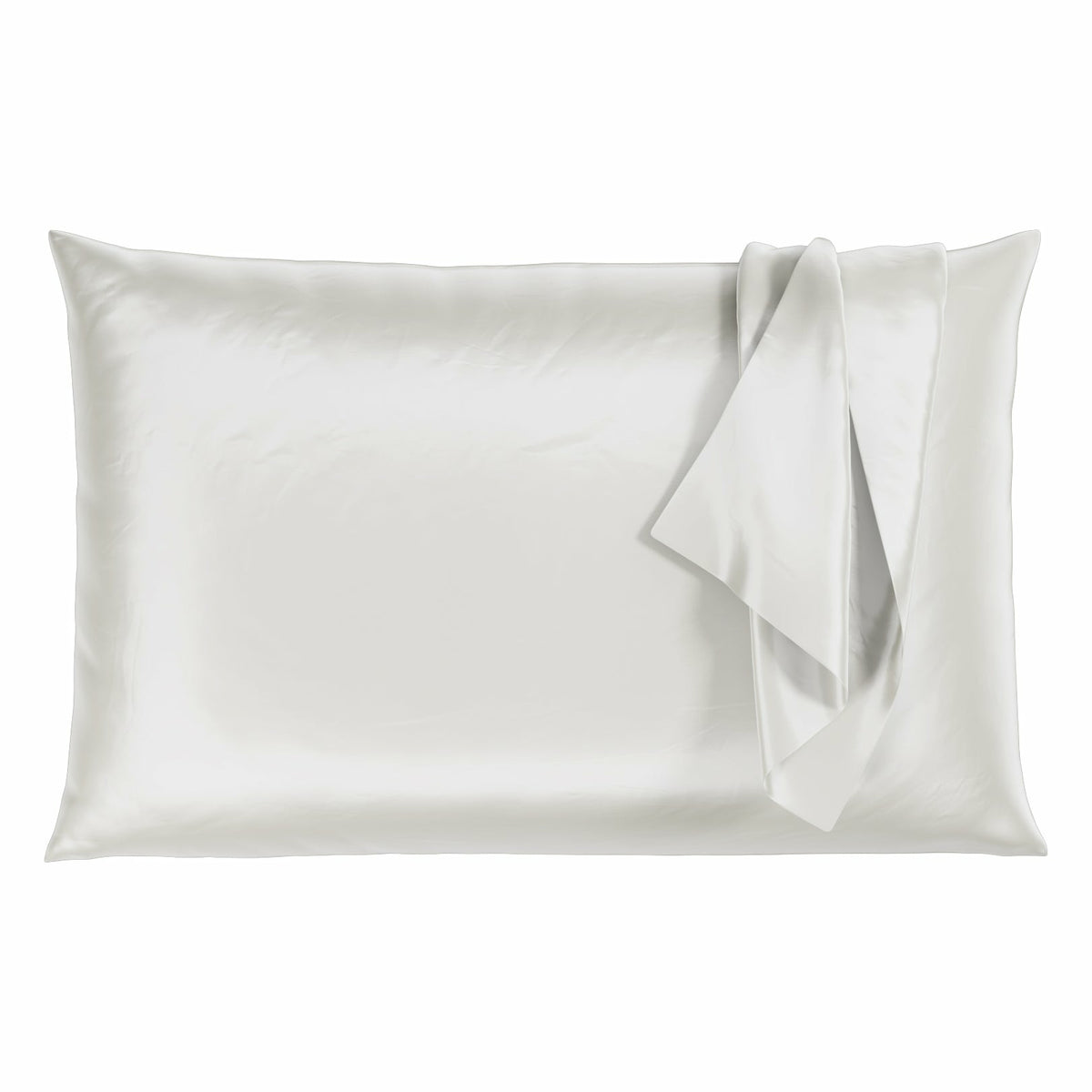 Mulberry Park Silks 30 Momme Silk Pillowcase Ivory Fine Linens