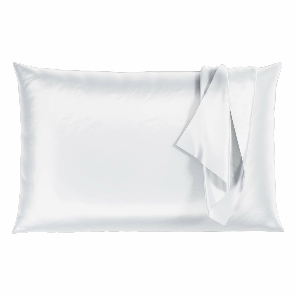 Mulberry Park Silks 30 Momme Silk Pillowcase White Fine Linens