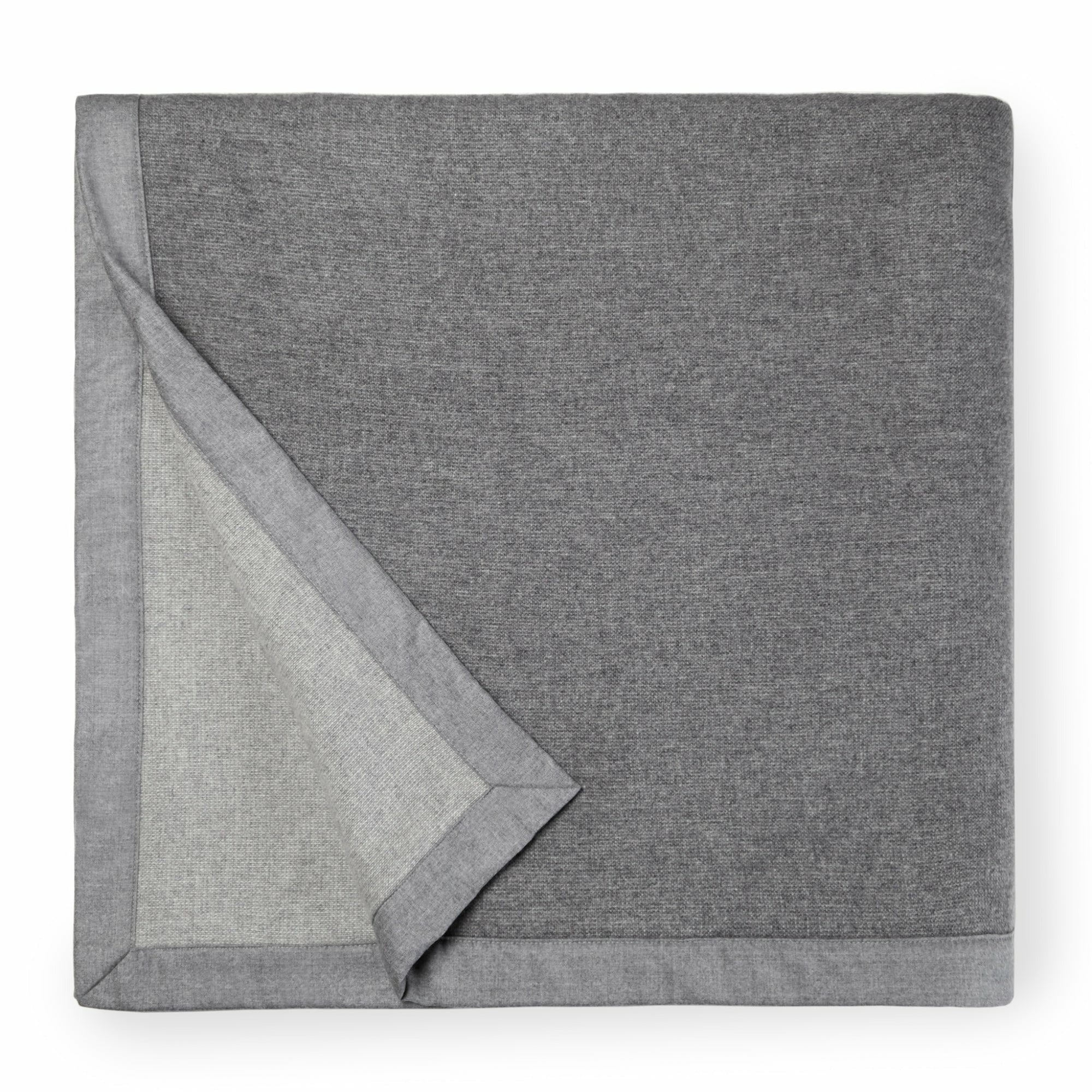 Sferra Nerino Blanket Grey/Light Grey Fine Linens