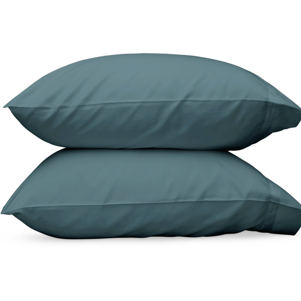 Matouk Nocturne Bedding Collection Pillowcases Deep Jade Fine Linens