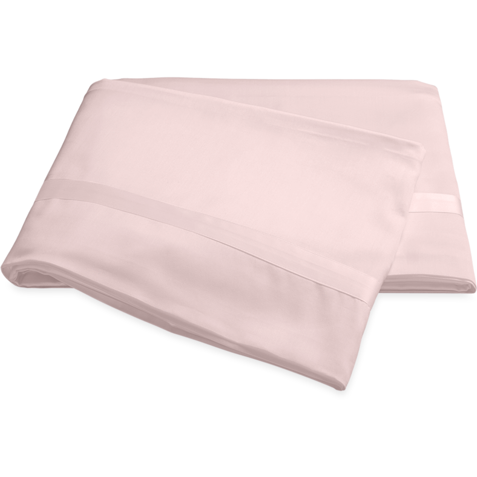 Matouk Nocturne Bedding Collection Pink Flat Fine Linens