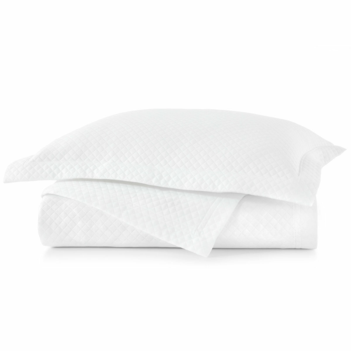 Peacock Alley Oxford Tailored Bedding Coverlet White Fine Linens