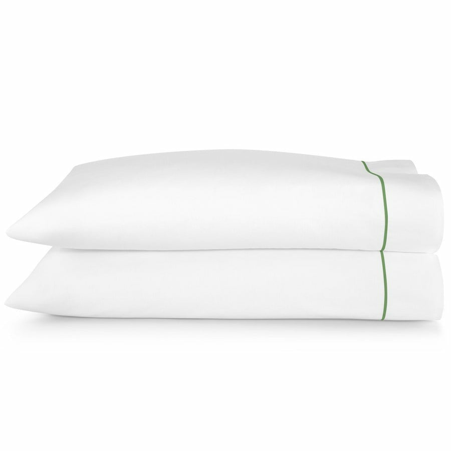 Peacock Alley Boutique Bedding Pair Of Two Pillowcases Green Fine Linens