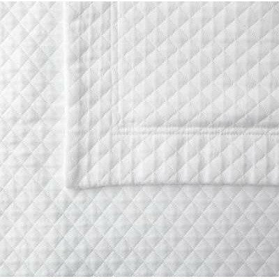 Peacock Alley Oxford Tailored Bedding Detail White Fine Linens