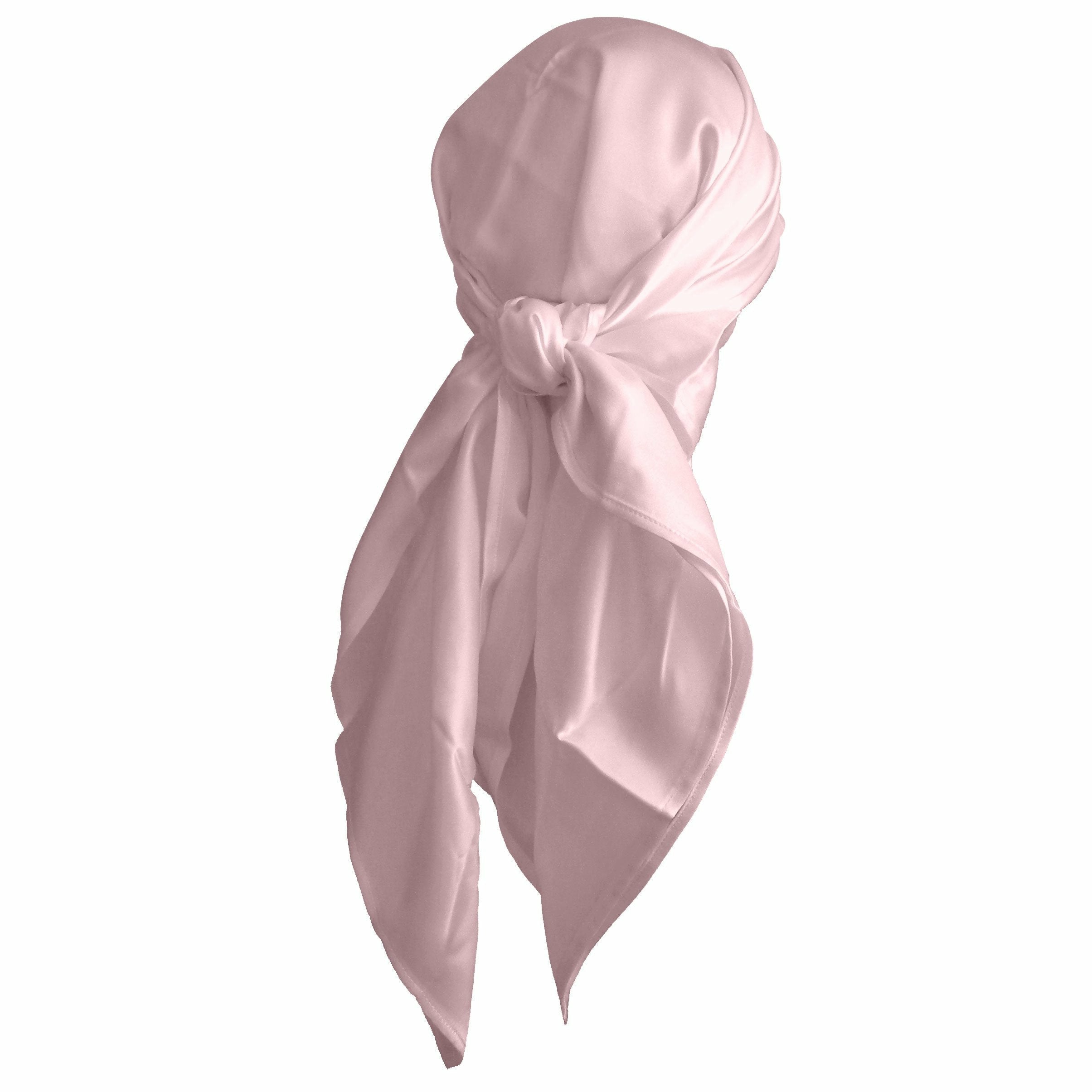 LILYSILK 100 Silk Head Scarf 0 Rosy Pink Protect Your Hair Skin Friendly Add Luxury to Home