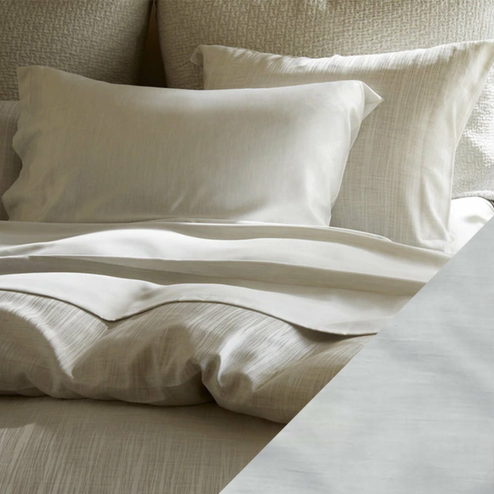 SDH Legna Pisa Bedding Main Heather Gray Fine Linens