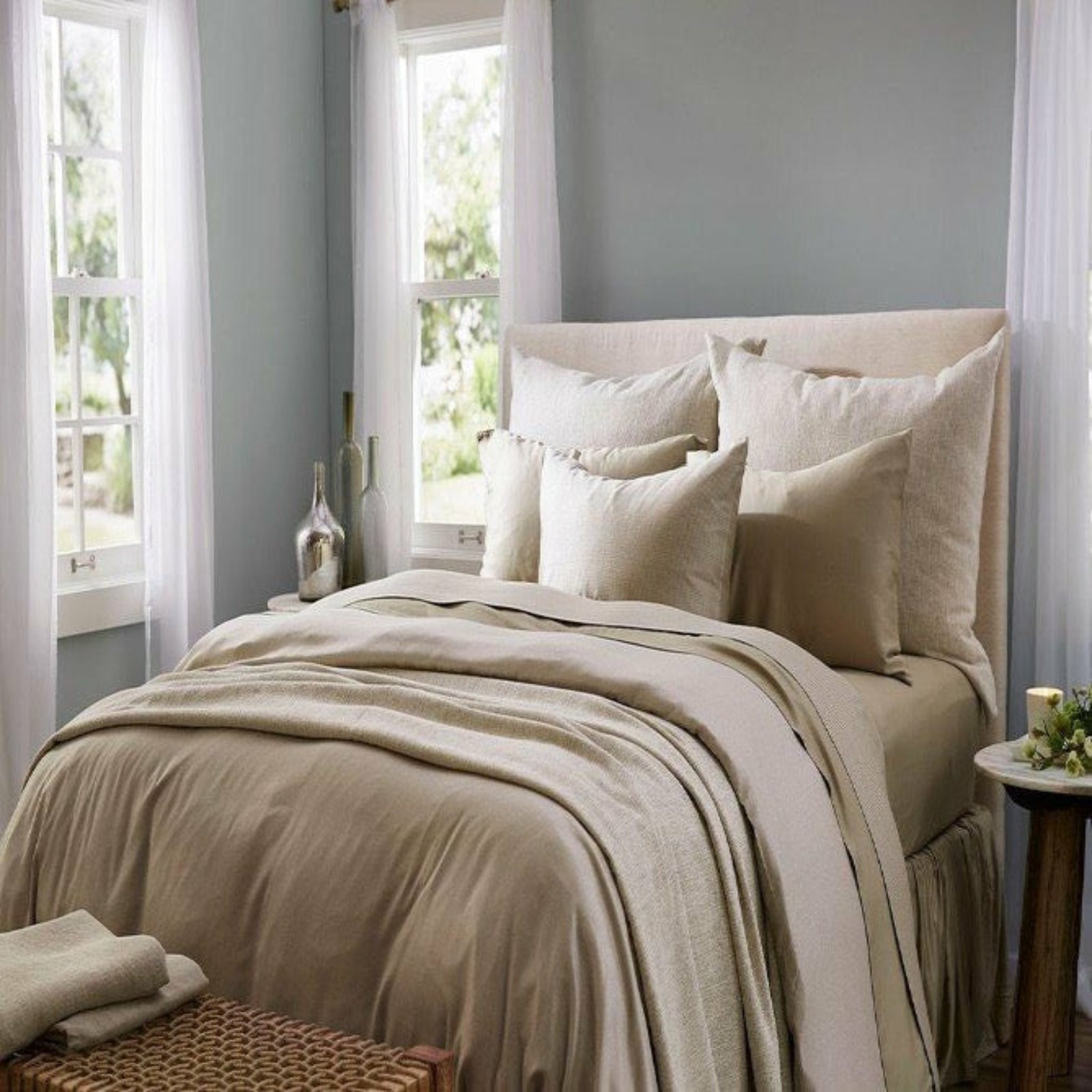 SDH Legna Rimini Bedding Flax Fine Linens