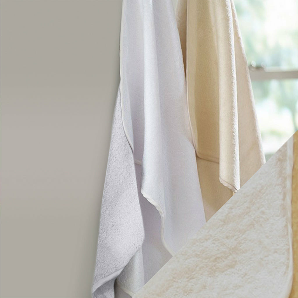 SDH Legna Terry Bath Towels Main White Fine Linens