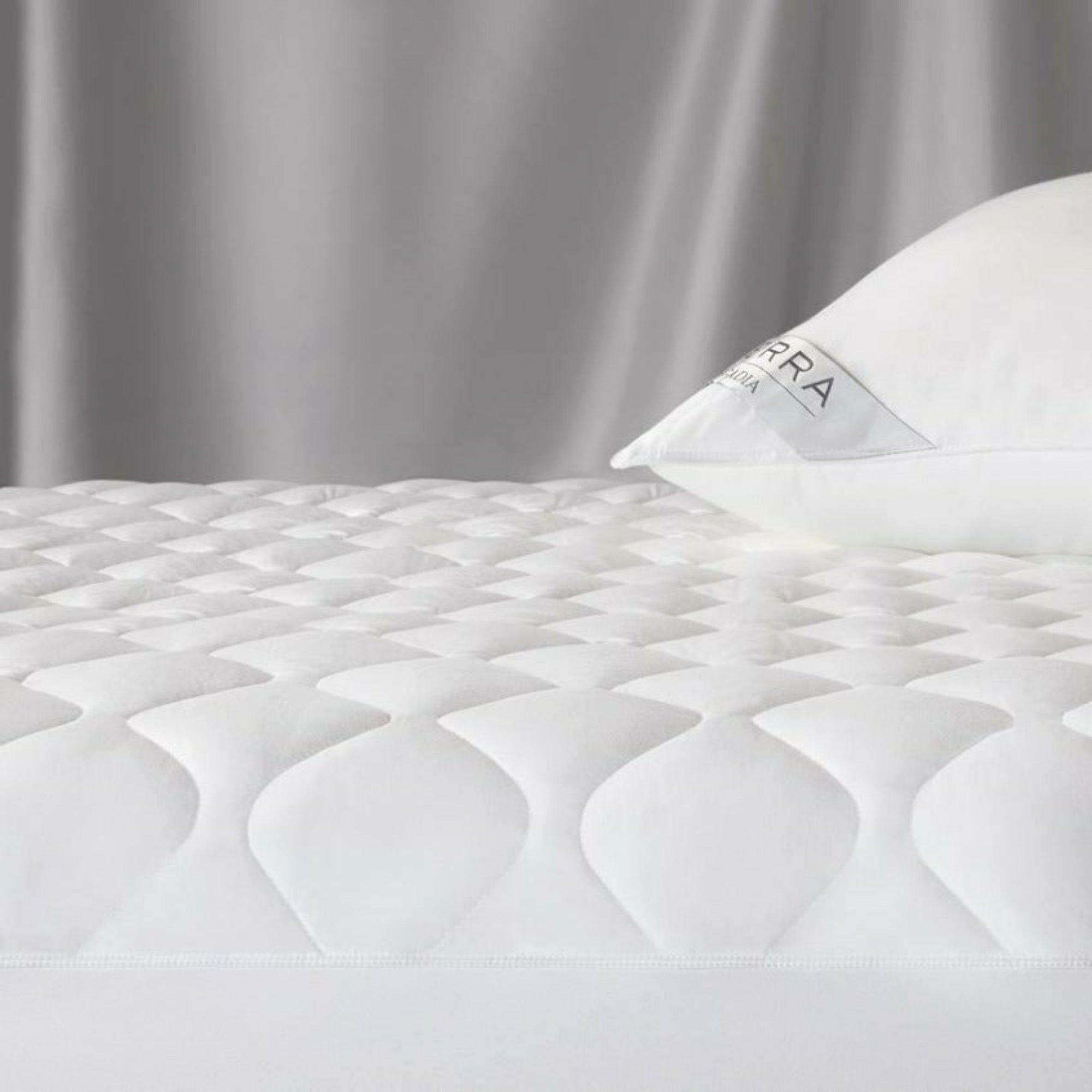 Sferra Arcadia Waterproof Mattress Pad Main Fine Linens