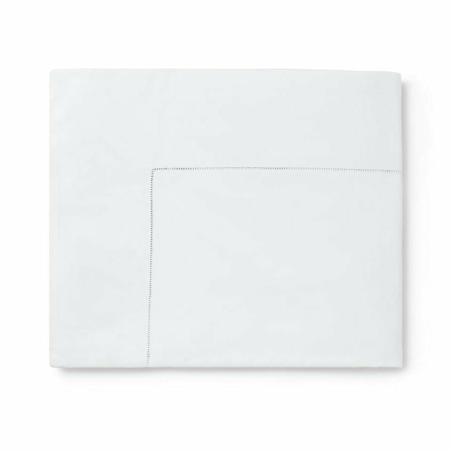 Sferra Celeste Flat Sheet White Fine Linens 