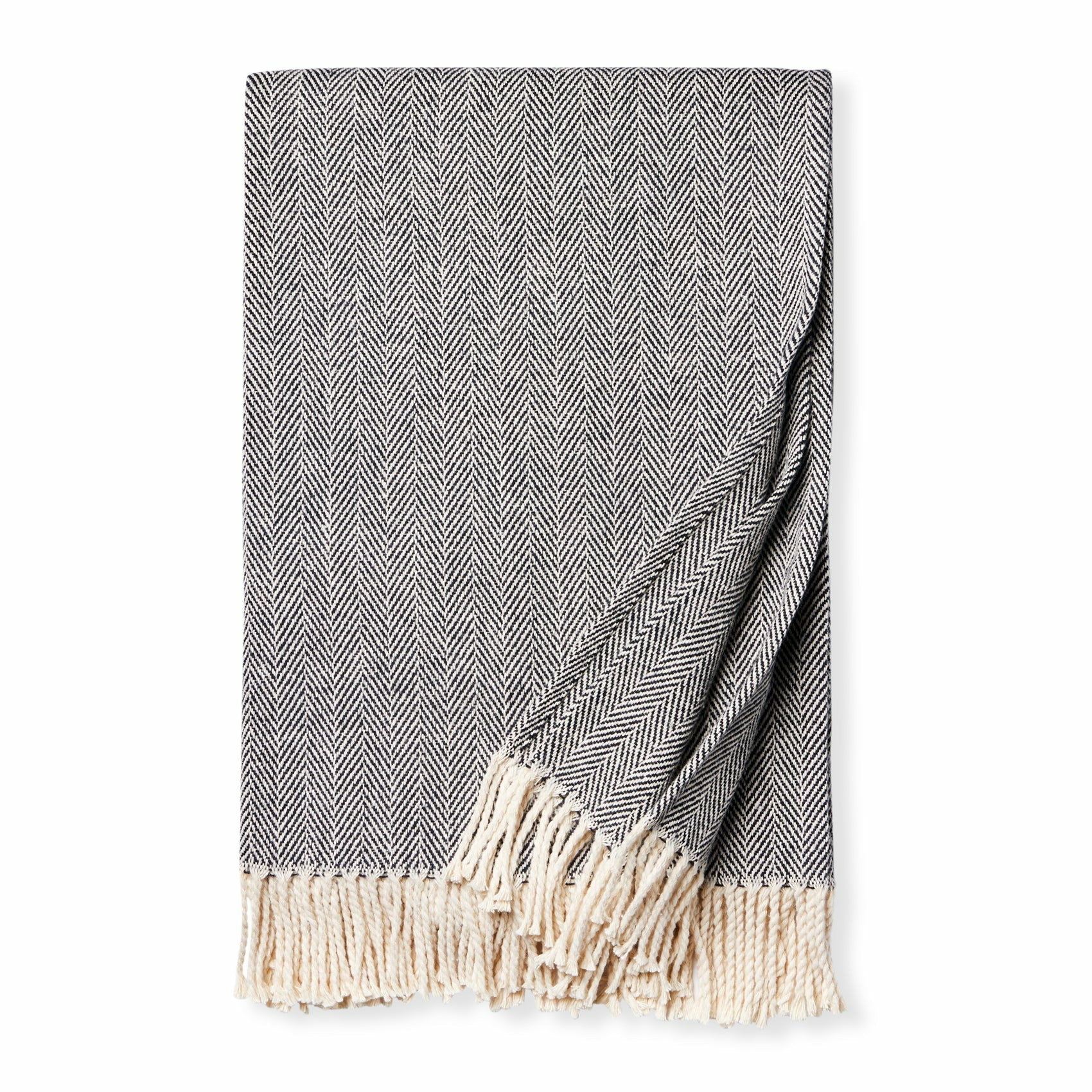 Celine Throw Sferra Celine Throw Blanket - Black - FLandB.com