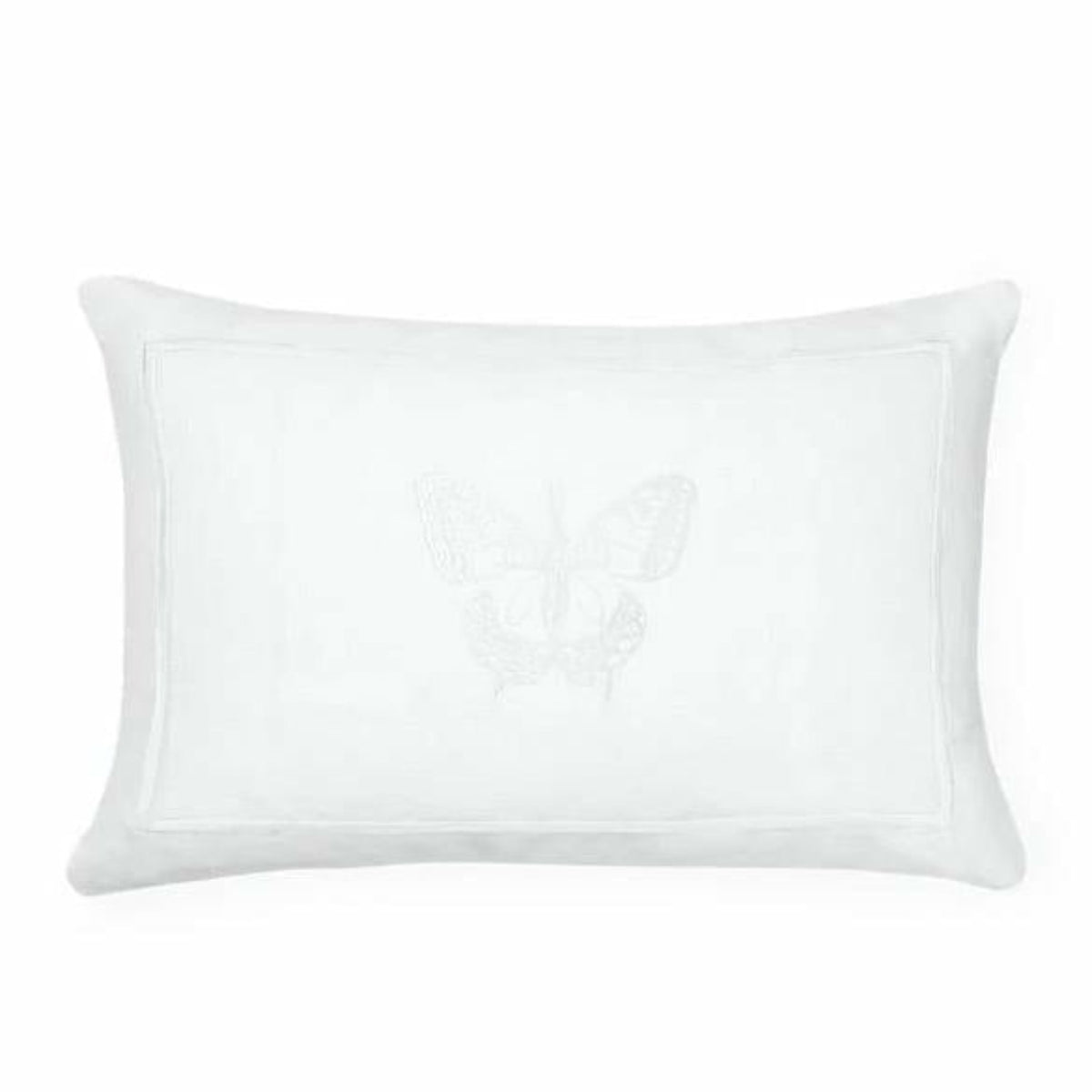 Sferra Papilio Decorative Pillows White/White Fine Linens