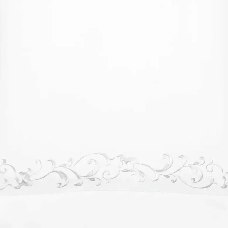 Sferra Griante Bedding Swatch White/White Fine Linens