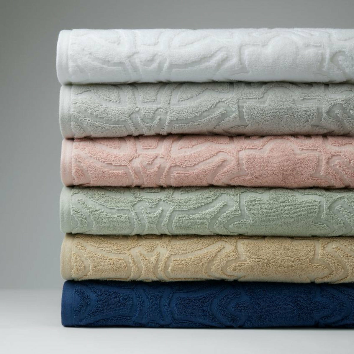 Sferra Moresco Bath Towels Compilation Fine Linens