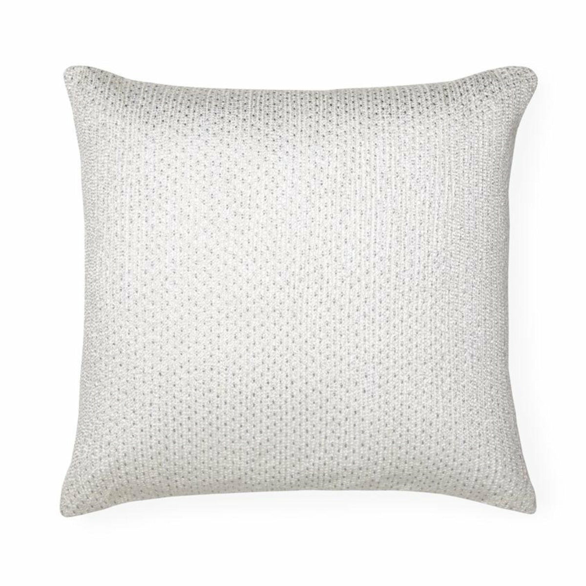 Sferra Nemi Decorative Pillow Ivory/Silver Fine Linens