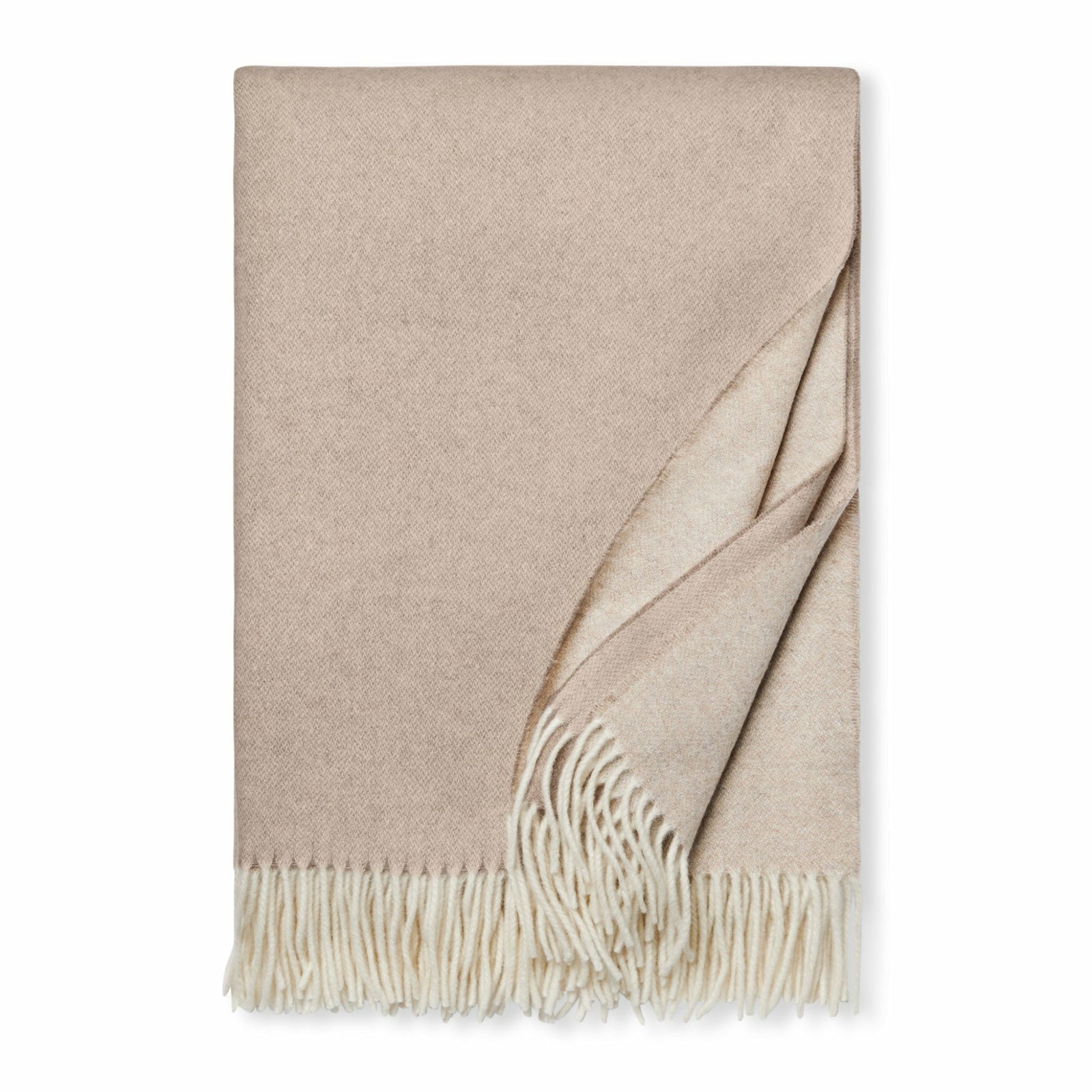 Sferra Renna Throw Blanket Main Natural Fine Linens