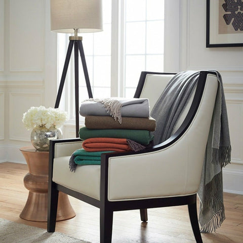 Sferra Renna Throw Blanket - Bluefin featured image