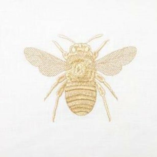 Sferra Ronzio Decorative Pillow White/Gold Fine Linens