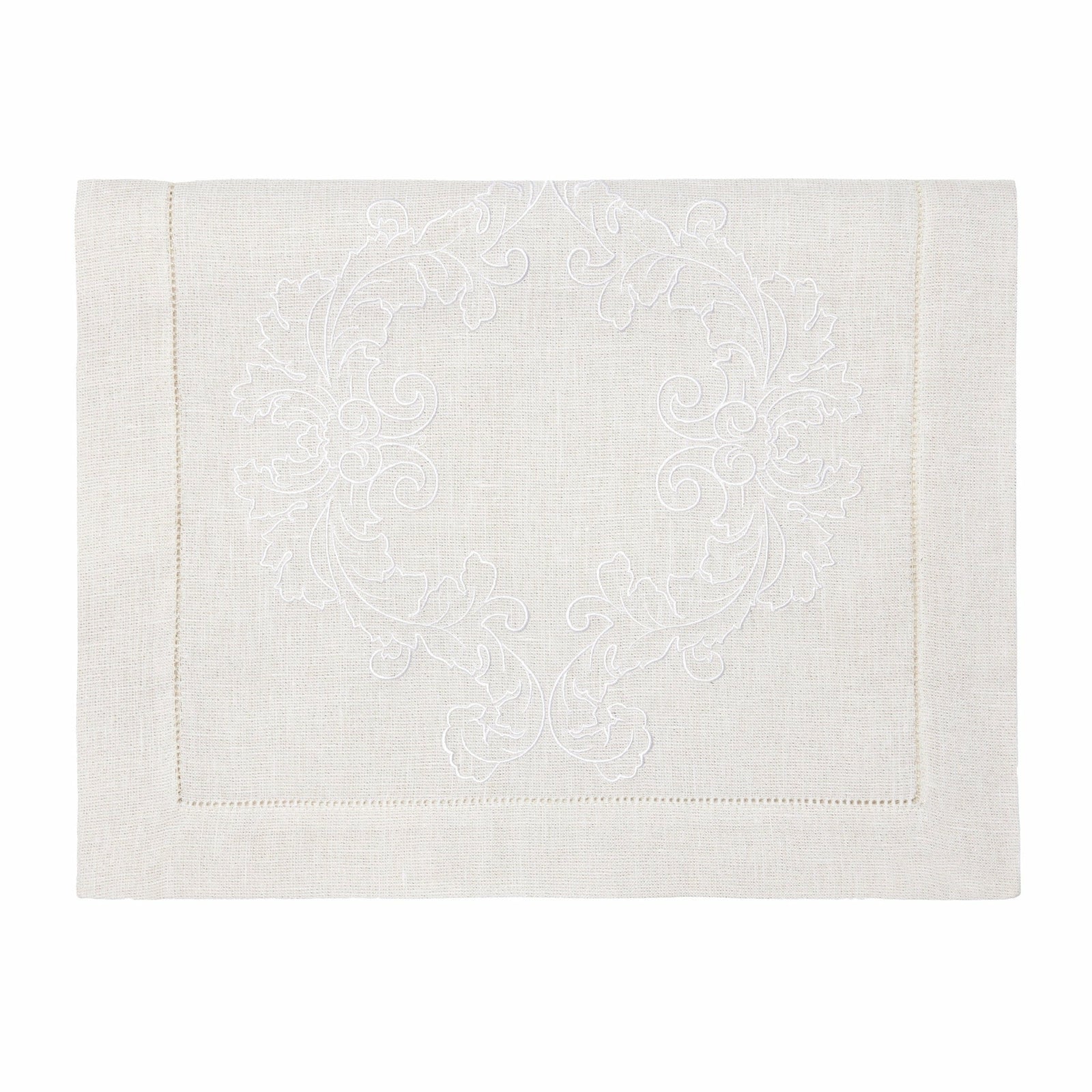 Sferra Tissi Table Linens Gold/White Fine Linens