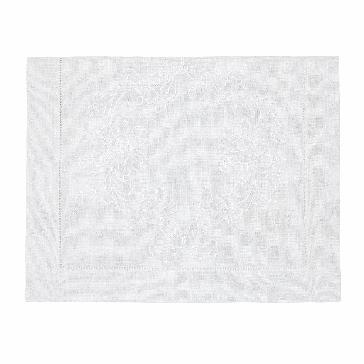 Sferra Tissi Table Linens Silver/White Fine Linens