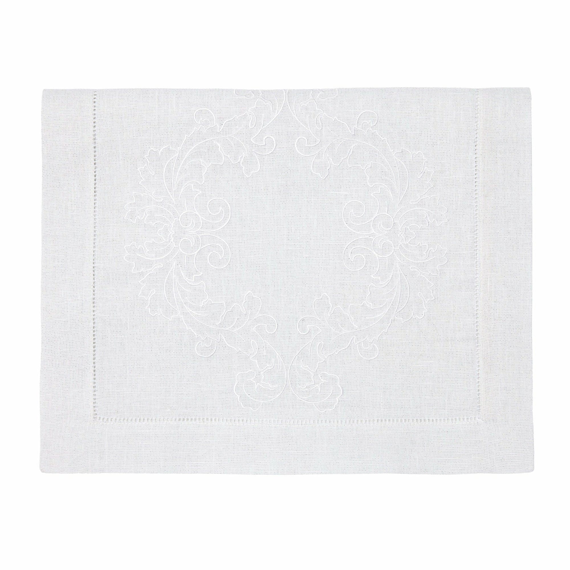 Sferra Tissi Table Linens Silver/White Fine Linens