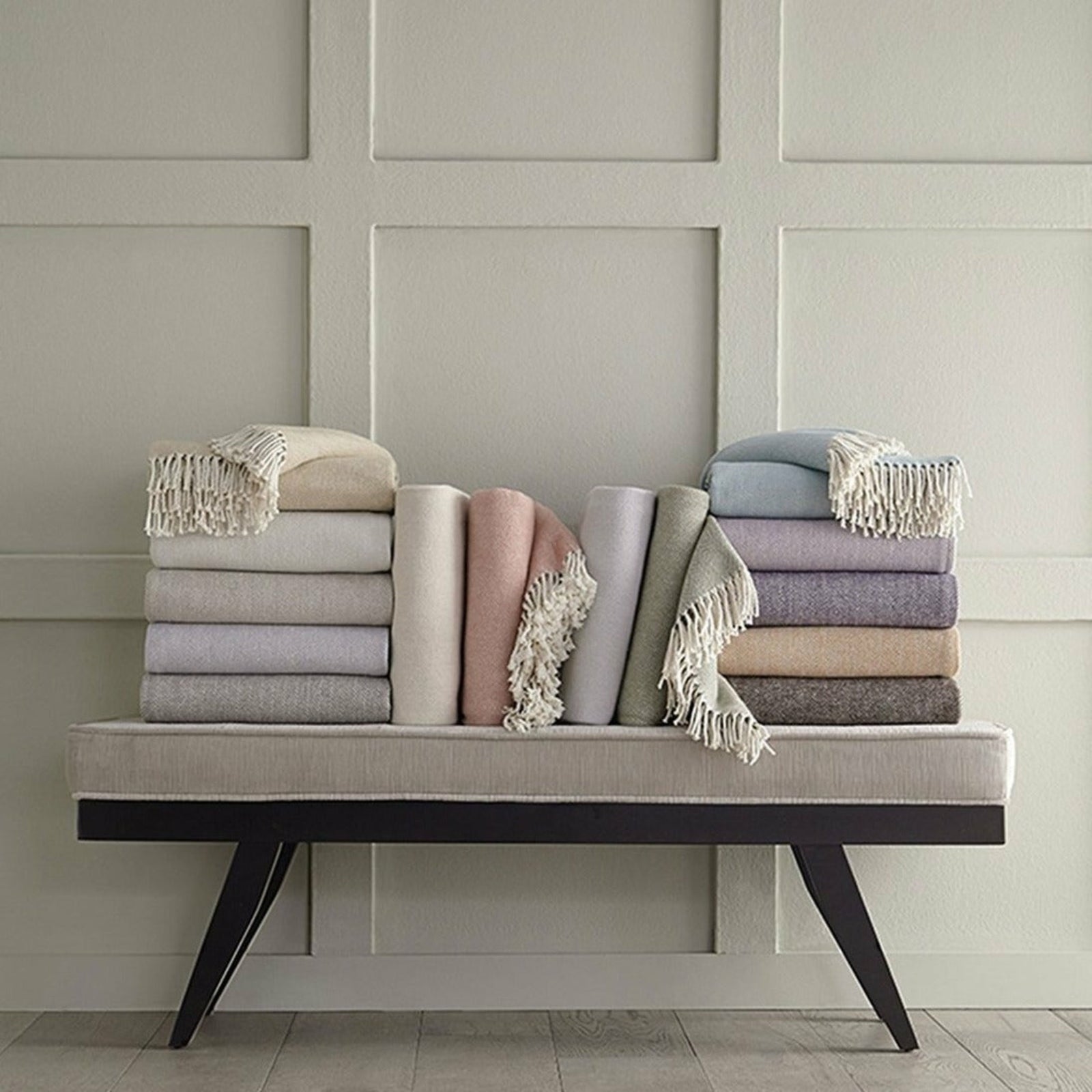 Sferra Celine Throw Blanket Main Aqua Fine Linens