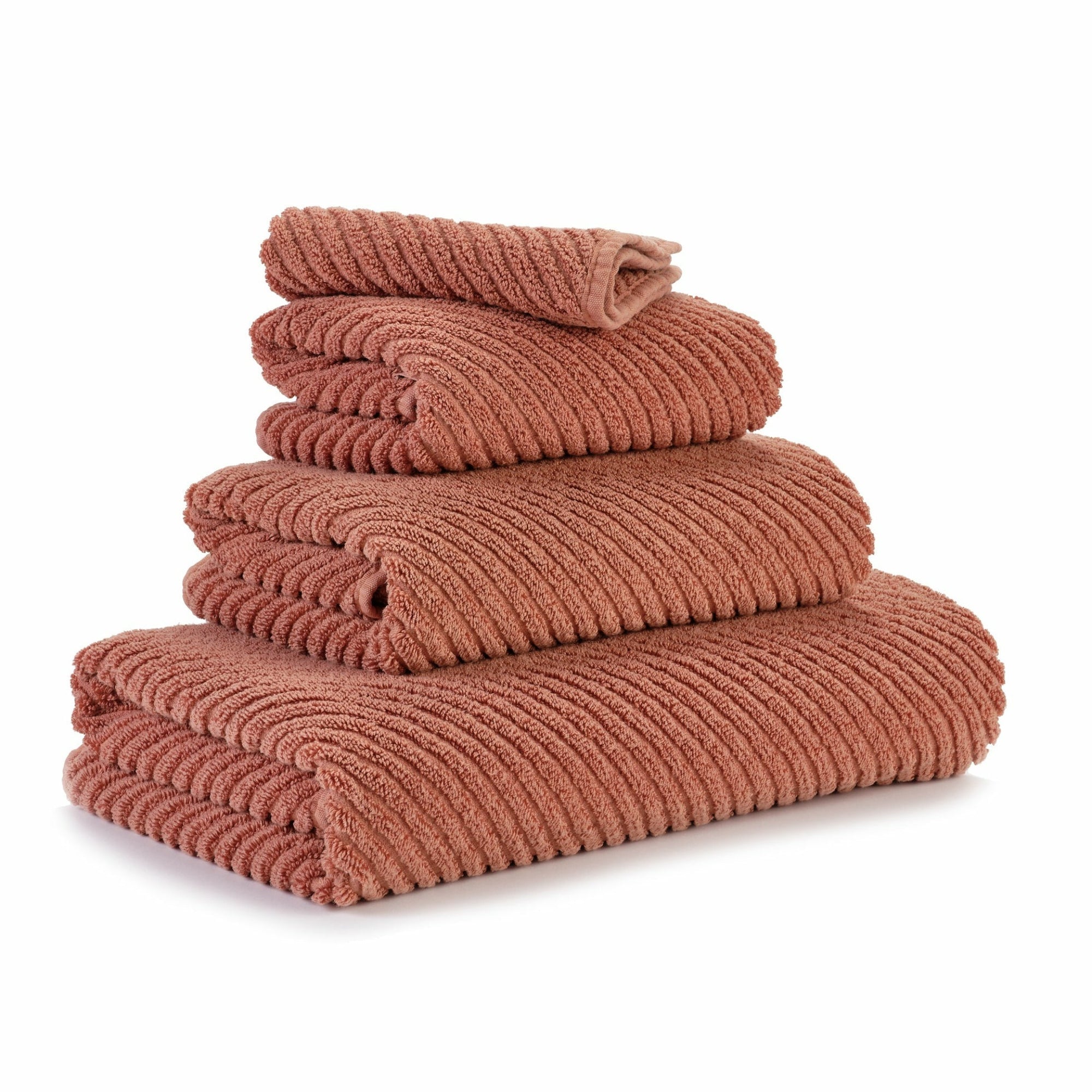 Abyss Super Twill Bath Towels Terracotta (685) Fine Linens