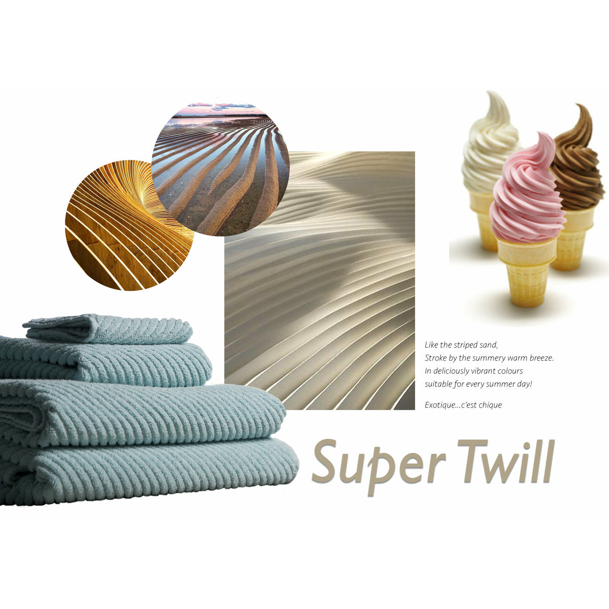 Abyss Super Twill Bath Towels Collage Fine Linens