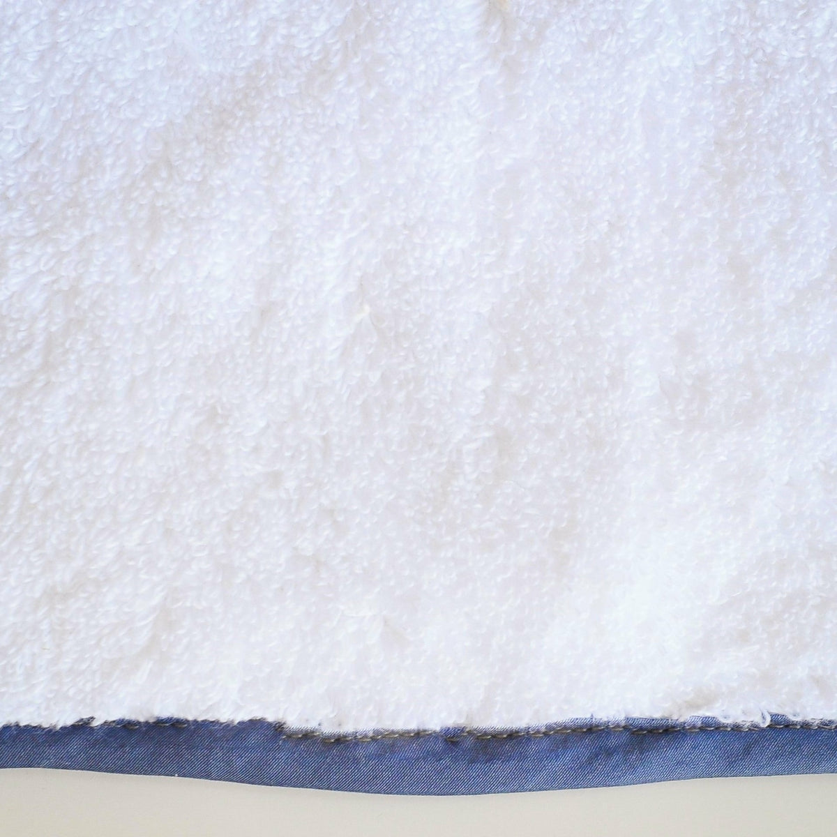 Home Treasures Bodrum Bath Towel Swatch White/Stone Blue Fine Linens