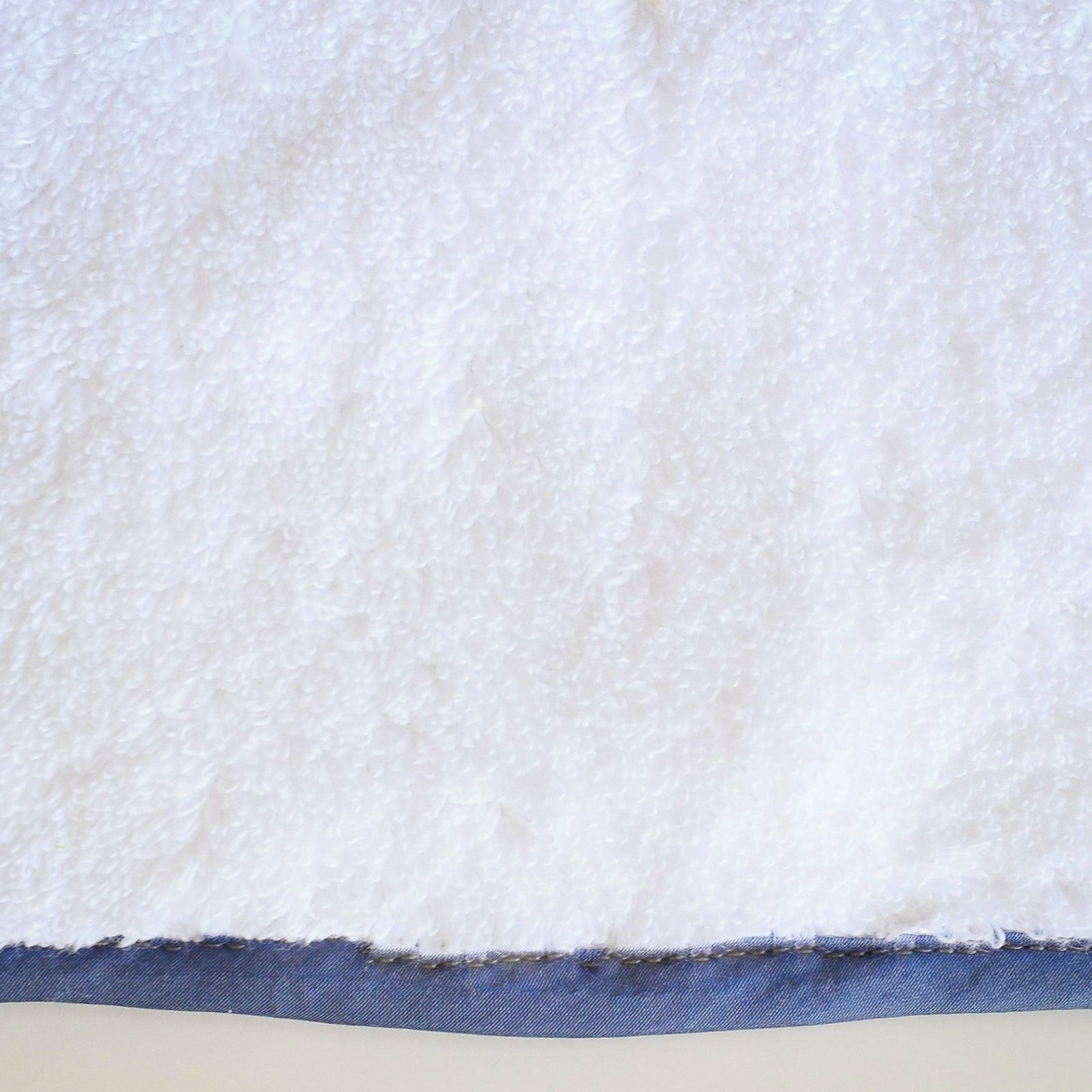 Home Treasures Bodrum Bath Towel White Stone Blue Royal Sateen Fine Linens