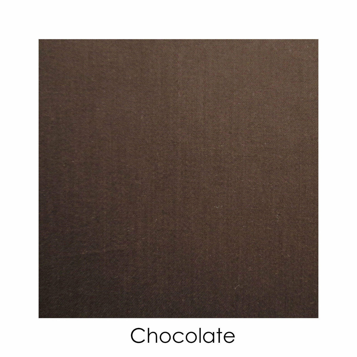 Home Treasures Royal Sateen Color Swatch Chocolate Fine Linens