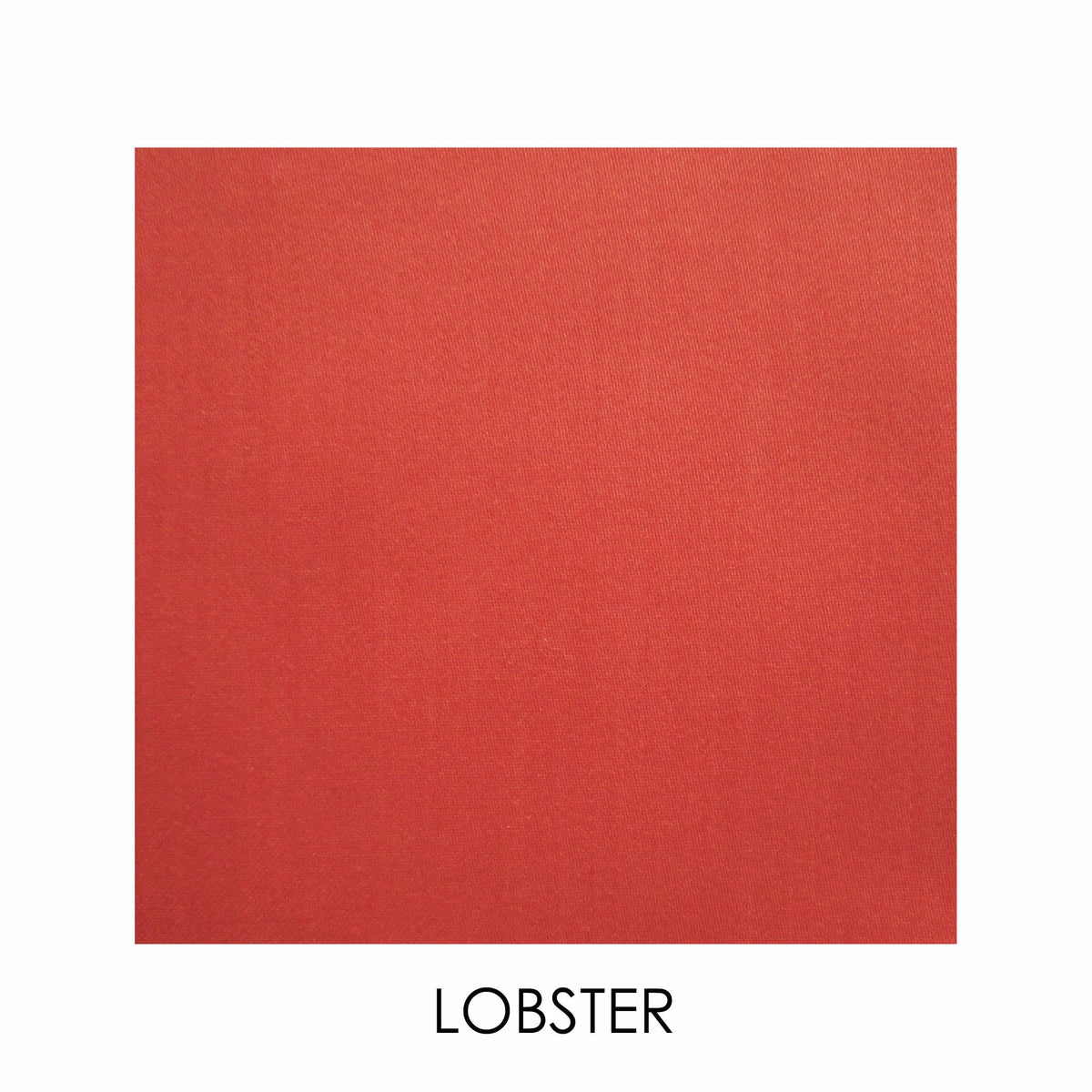 Home Treasures Royal Sateen Color Swatch Lobster Fine Linens
