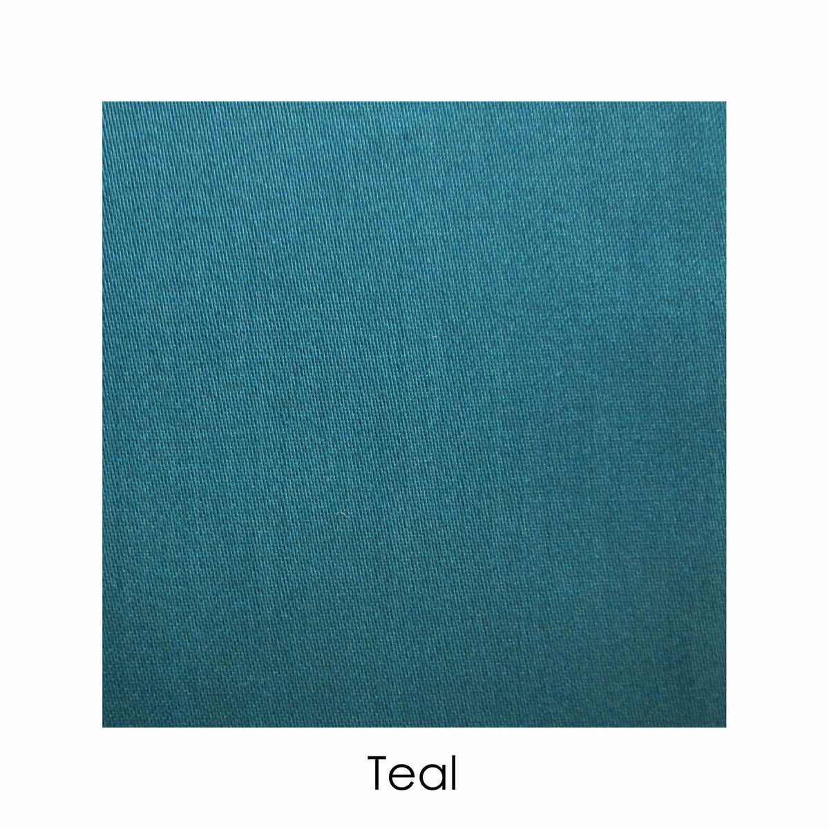 Home Treasures Royal Sateen Color Swatch Teal Fine Linens