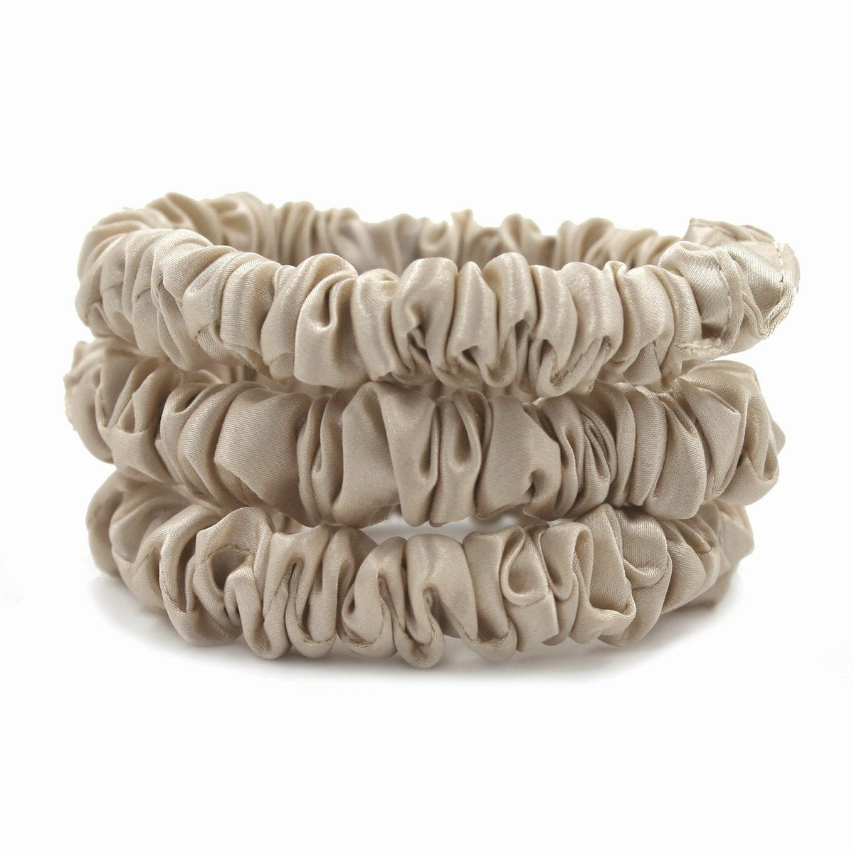 Small Sand Scrunchies Stack
