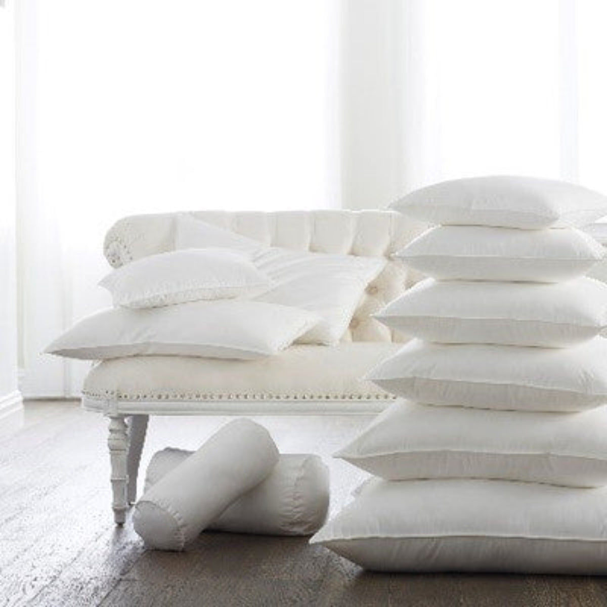 Scandia Home Down Filled Decorator Insert Pillow Fine Linens