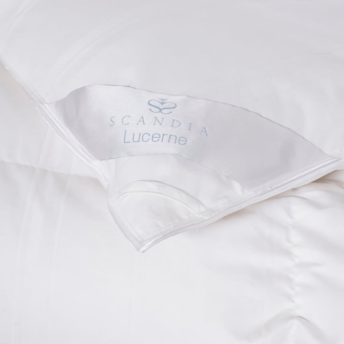 Scandia Home Lucerne Hungarian White Goose Down Comforter Detail Fine Linens