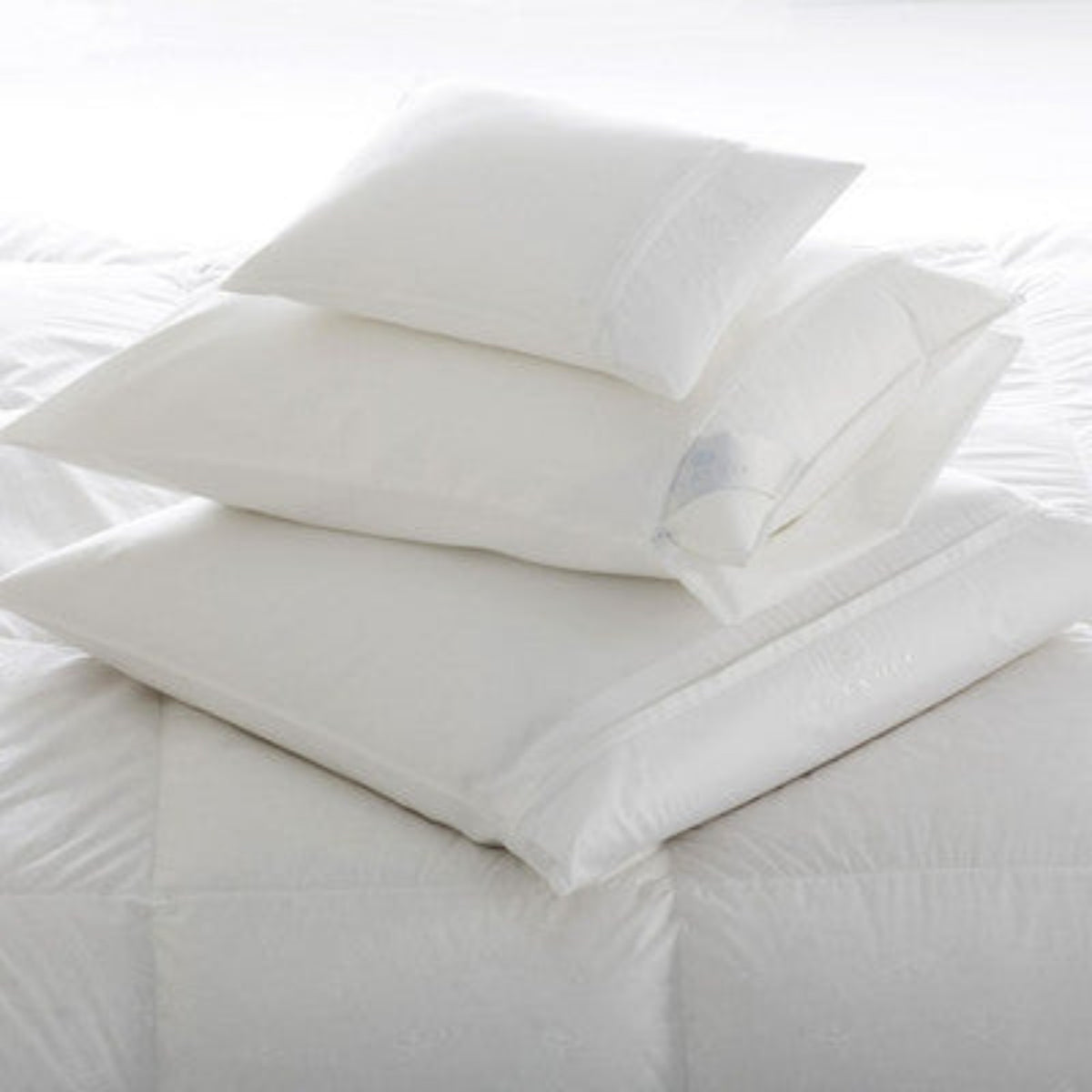 Scandia Home Luxury Percale Featherbed Protectors Fine Linens
