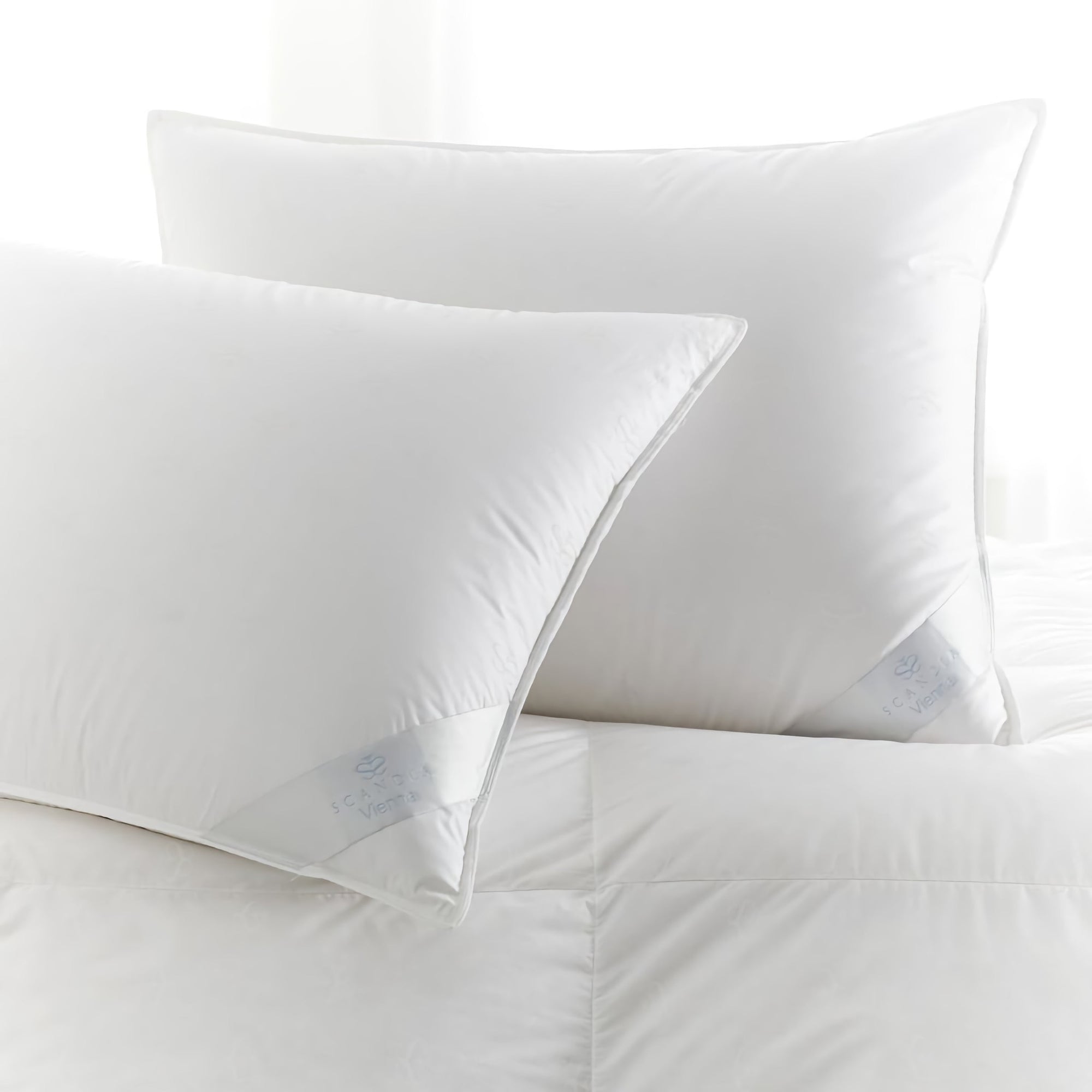 Scandia Home Vienna Polish White Goose Down Pillow Fine Linens