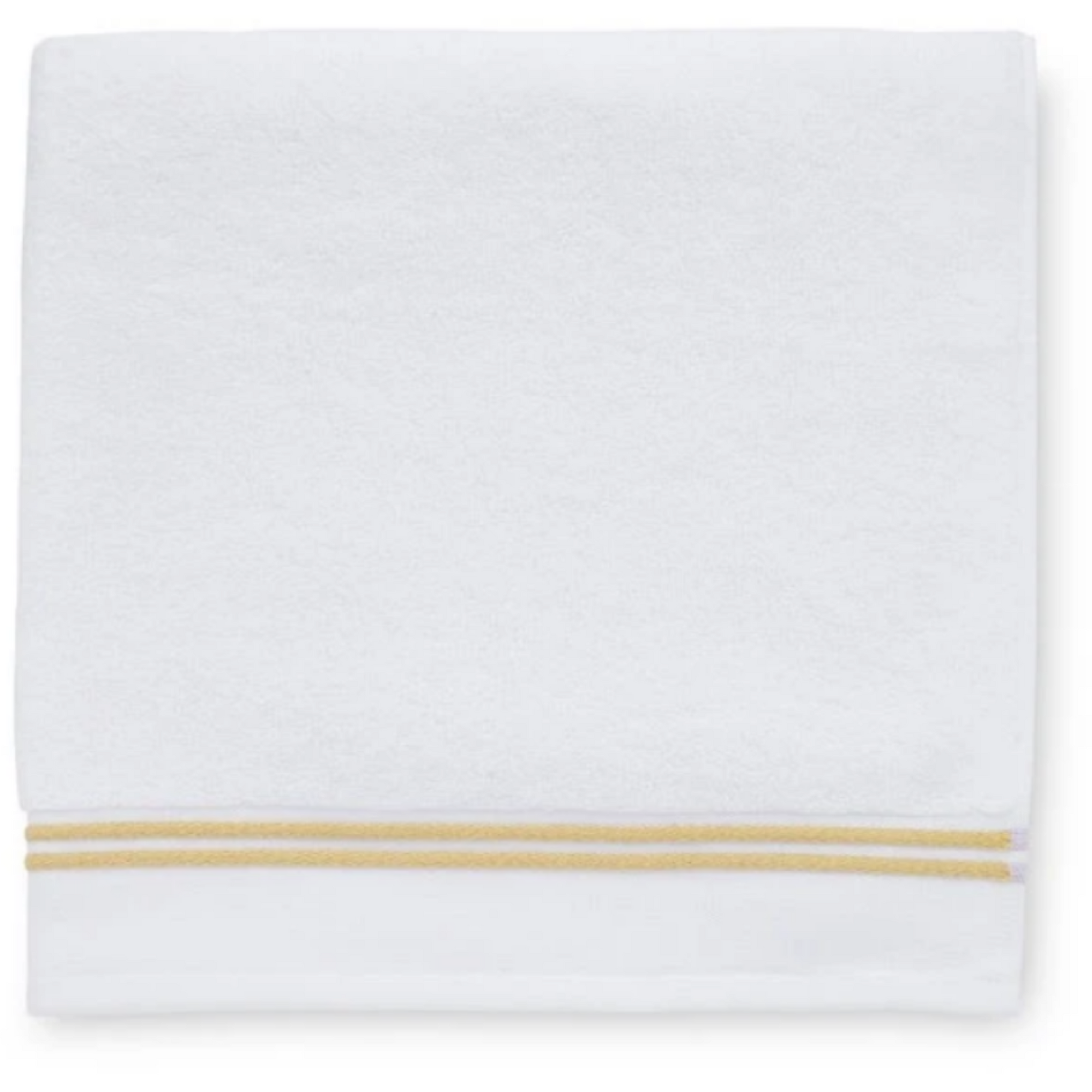 Sferra Aura Bath Towels Main White/Corn Fine Linens