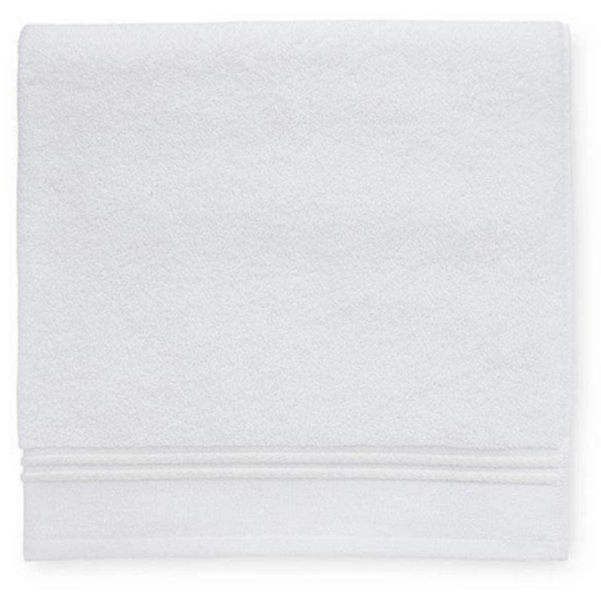 Sferra Aura Bath Towels Main White/Ivory Fine Linens