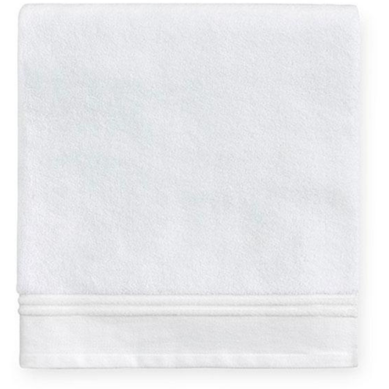 Sferra Aura Bath Towels Main White/White Fine Linens