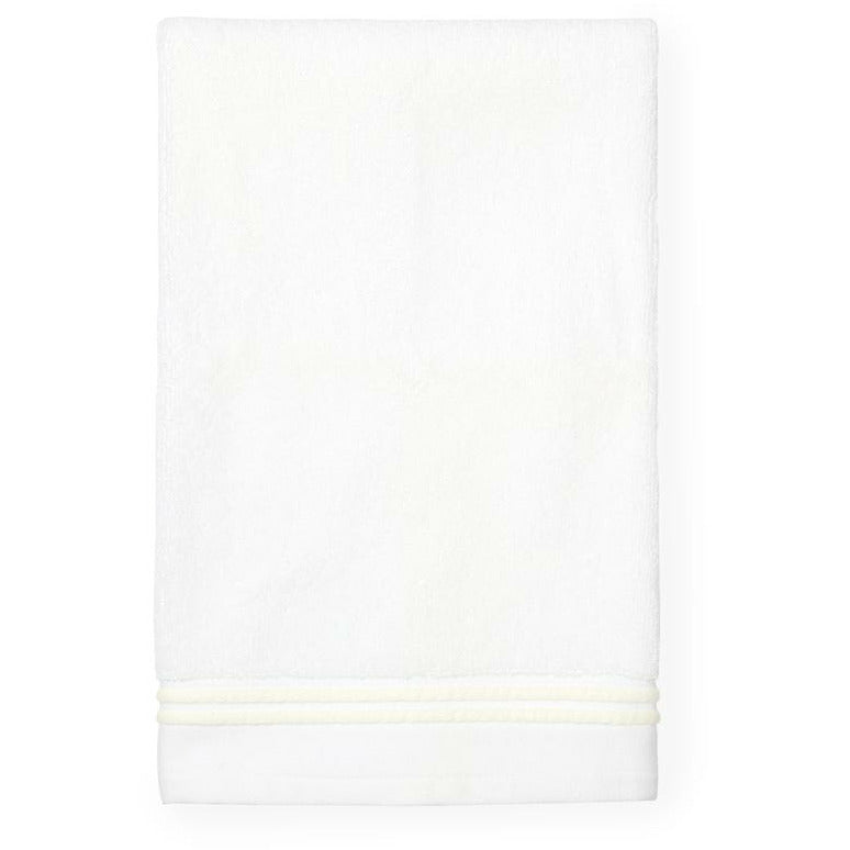 Sferra Aura Bath Towels White/Ivory Fine Linens