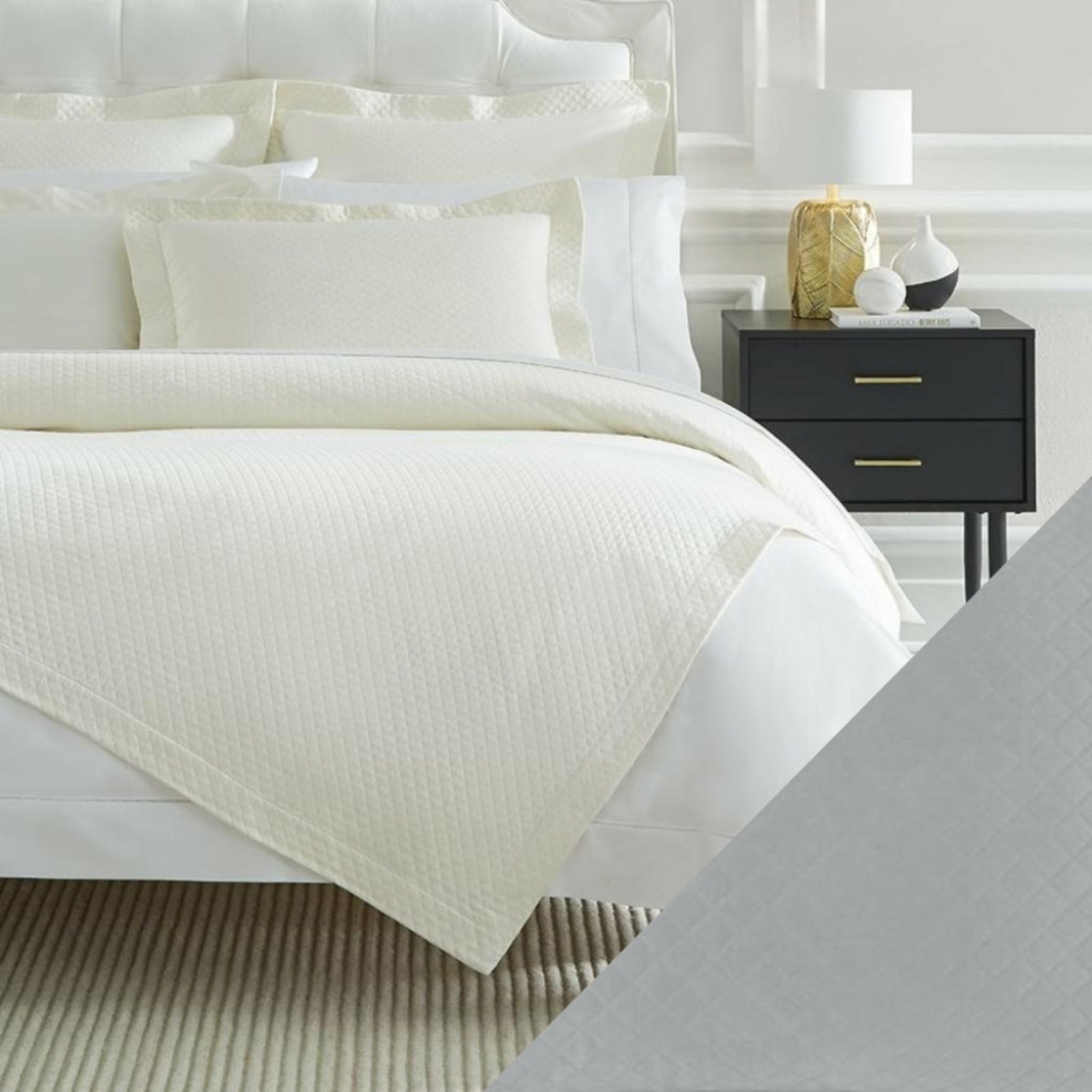 Sferra Bari Bedding Main Flint Fine Linens