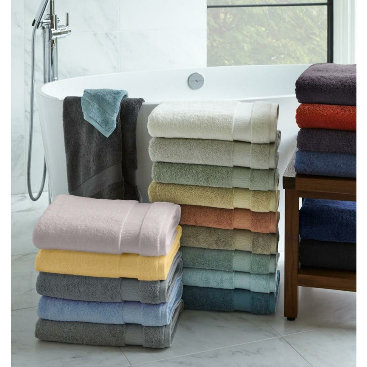 Sferra Bello Bath Towels Lifestyle Fine Linens