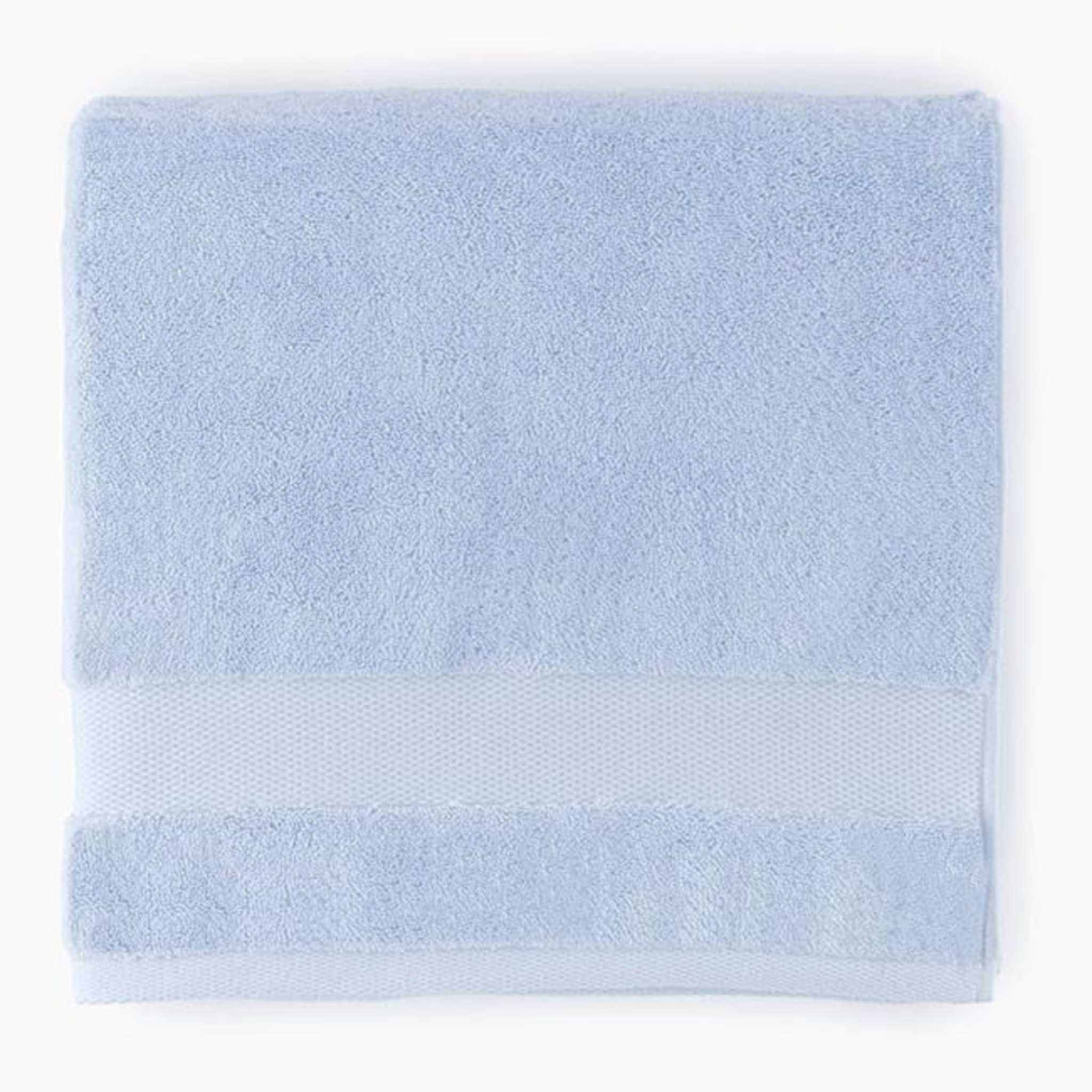 Sferra Aura Washcloth - White Dark Blue